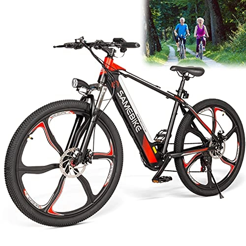 Bicicletas eléctrica : JINGJIN Bicicleta electrica, Bicicleta de montaña 26 ” Neumático Aleación de Aluminio Bicicleta electrica Plegable, Bicicleta electrica montaña, Batería de Iones de Litio 36V8AH