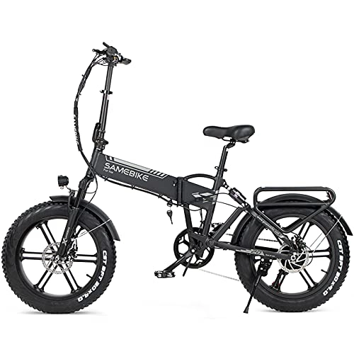Bicicletas eléctrica : JINGJIN Bicicleta eléctrica, Bicicleta Eléctrica Plegables / Bicicleta Electrica Montaña Motor sin escobillas de Alta Velocidad 500W batería de Iones de Litio de 48 V / 10 Ah