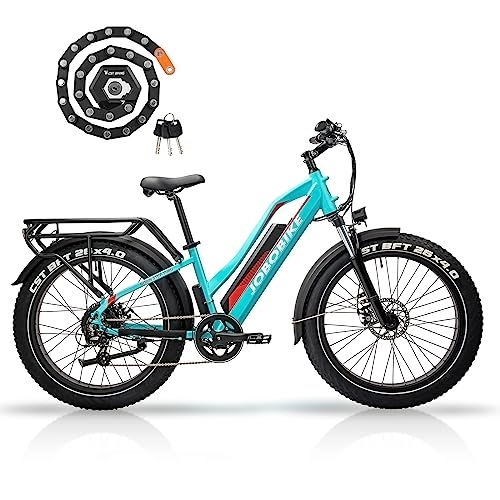 Bicicletas eléctrica : JOBO Ebike Bicicleta eléctrica de montaña para hombre, 26 pulgadas, 80 N.m, Pedelec E-Faltrad con motor Bafang G060, Shimano de 7 velocidades E para hombre