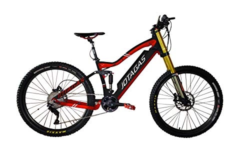 Bicicletas eléctrica : Jotagas Bicicleta Eléctrica de montaña JEB19 250W - Mountain Bike Cuadro de Aluminio y suspensión de competición - Batería 626 watios