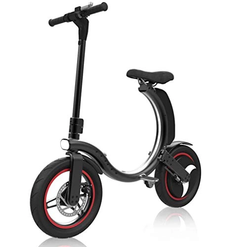 Bicicletas eléctrica : JXH Bicicletas Ciudad porttiles Batera de Bicicletas elctricas para Adultos, con Gran Capacidad extrable de Iones de Litio (36V 250W), Puede soportar 150KG