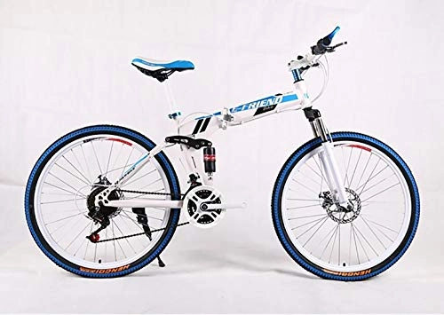 Bicicletas eléctrica : kaituo Ruedas Doble Suspensin Bicicleta PlegableBicicleta Montaa Mountainbike26" BTT, 7