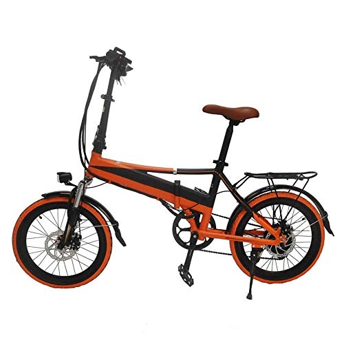 Bicicletas eléctrica : KPLM Bicicleta de montaña elctrica, Bicicleta elctrica Plegable de 20 Pulgadas, 48V 250W, batera de in de Litio de 8Ah y Velocidad Shimano 21