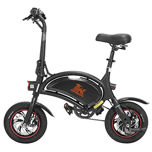 Bicicletas eléctrica : Kugoo Kirin B1 Pro Bicicleta eléctrica Plegable, batería de 36v 250w, Velocidad de hasta 25km / h, 40±3km de Largo Alcance, 12" neumáticos, Bicicleta Urbana Unisex para Adultos