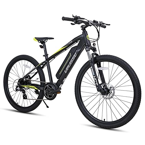 Bicicletas eléctrica : Lamassu Bicicleta Eléctrica de Montaña 27, 5 Pulgadas para Adultos con 406 mm / 457 mm Freno de Disco Pantalla LCD Cambio Shimano de 8 Velocidades, Batería de 36 V 11, 6 Ah