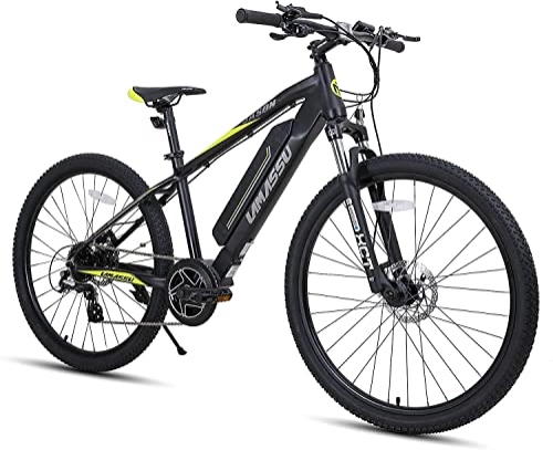 Bicicletas eléctrica : LAMASSU Bicicleta eléctrica Pedelec de 27, 5 pulgadas para hombre y mujer, bicicleta de montaña eléctrica con Shimano de 8 velocidades y motor central de 250 W y batería de litio de 36 V 11, 6 Ah