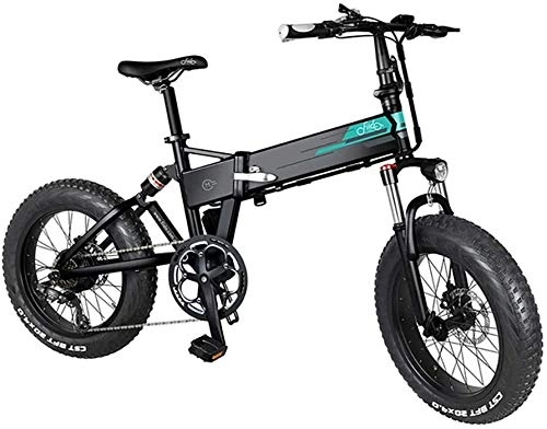 Bicicletas eléctrica : Lamyanran Bicicleta Eléctrica Plegable Adulto Bicicleta eléctrica de montaña con 20 Zoll 250W 7 velocidades Desviador 3 Modo de visualización LCD for Adultos Adolescentes Bicicletas Eléctricas