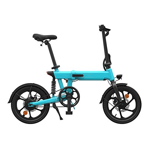 Bicicletas eléctrica : Lanceasy Bicicleta eléctrica Plegable, 250W, Velocidad máxima 25km / h, Plegable portátil Ajustable, para Ciclismo al Aire Libre