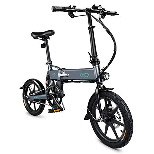 Bicicletas eléctrica : LANGSTAR Bicicleta elctrica FIIDO D2, Bicicleta elctrica Unisex, Bicicleta de Trekking, Bicicleta Elctrica, Unisex Adulto, Gris, Talla nica