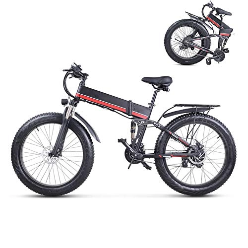 Bicicletas eléctrica : LCLLXB Bicicleta Elctrica Plegable De hasta 25 Km / H, Soporte De Aplicaciones, Rueda De 26Pulgadas, Bicicleta Elctrica para Adultos Y Viajeros