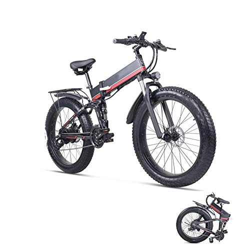 Bicicletas eléctrica : LCLLXB Bicicleta Eléctrica Plegables, Motor Bicicleta Plegable 25 km / h y 25 km, Bici Electricas Adulto con Ruedas de 16