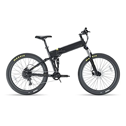 Bicicletas eléctrica : Legend eBikes ETNA Smart 10, 4Ah Bicicleta eléctrica de montaña Plegable 27.5", Adultos Unisex, Negro Onyx, 52…