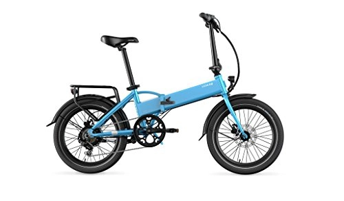 Bicicletas eléctrica : LEGEND EBIKES Monza 36V10.4Ah Bicicleta Eléctrica Plegable, Unisex Adulto, Azul Steel, Talla Única