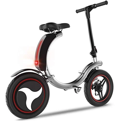 Bicicletas eléctrica : LHSUNTA Scooters elctricos Bicicleta elctrica Plegable para Adultos / Bicicleta elctrica / Scooter 350W Ebike con Alcance de 30 km Carga mxima de 100 kg