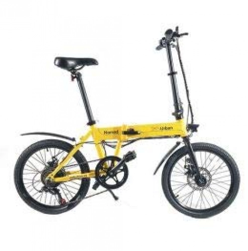 Bicicletas eléctrica : lineaplus Bicicleta Elctrica SK8 Urban Nomad Amarilla