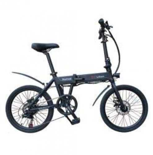 Bicicletas eléctrica : lineaplus Bicicleta Elctrica SK8 Urban Nomad Negra