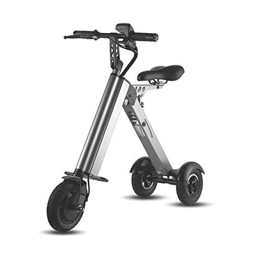 Bicicletas eléctrica : LINGZE E-Scooter eléctrico Plegable y Ligero con Potente batería y Motor de Larga duración, Modo de Tres velocidades, Pantalla Digital, para Adultos y Adolescentes