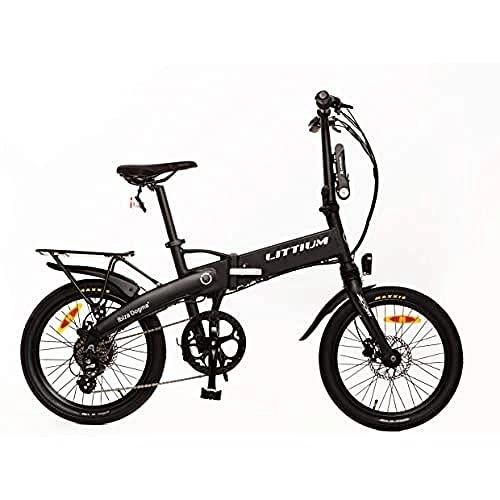 Bicicletas eléctrica : Littium Bicicleta eléctrica Ibiza Dogma 03 10.4A Blanca, Adultos Unisex, Plegable