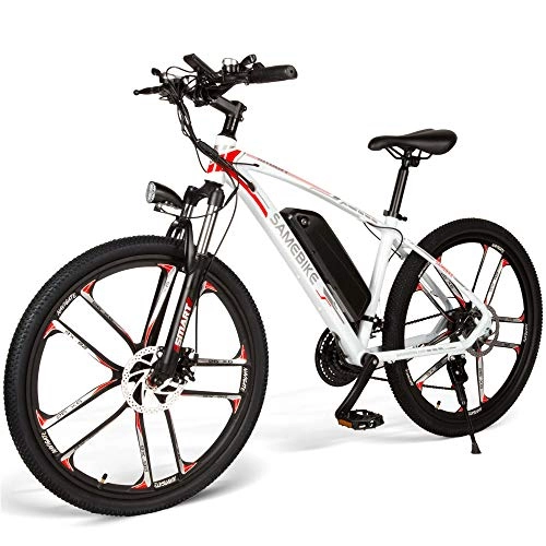 Bicicletas eléctrica : Lixa-da Bicicleta Eléctrica de 26 Pulgadas, Asistencia Eléctrica, Bicicleta Eléctrica 350W, Ciclomotor con Motor