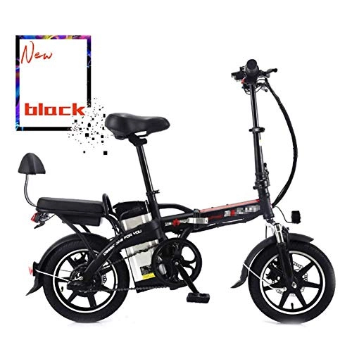 Bicicletas eléctrica : LKLKLK Sport Ebike - Bicicleta elctrica (Motor sin escobillas, 350 W, Desmontable, Gran Capacidad 48 V, 12 A, batera de Litio)