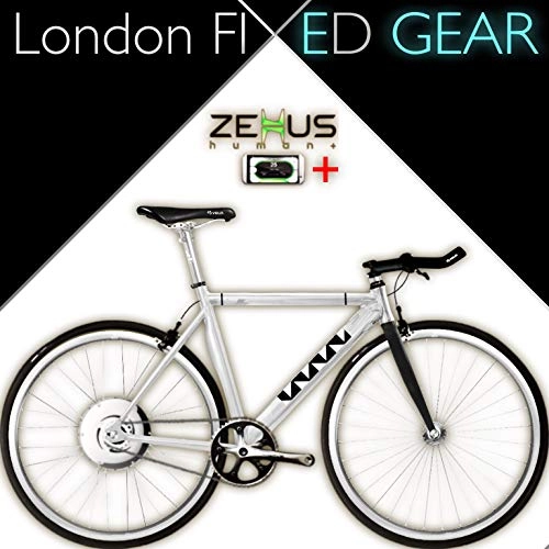 Bicicletas eléctrica : London FIXED GEAR Zehus e-BIKE+ Shadow Smart Electric Pedelec - Bicicleta, tamaño 50