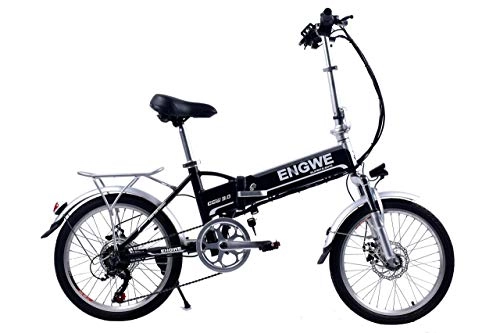 Bicicletas eléctrica : LP-LLL Bicicletas elctricas: Bicicleta elctrica Plegable de 20"para Adultos, Bicicleta elctrica Ebike con Motor de 250 W, batera de 48 V y 8 Ah, Caja de Cambios Profesional de 6 velocidades