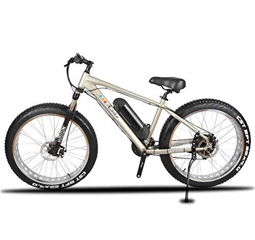 Bicicletas eléctrica : Lvbeis Adultos Bici Electrica de Montaa Bicicleta con Asistidas Al Pedaleo PortTil E-Bike 20 KM / h Bicicleta, White