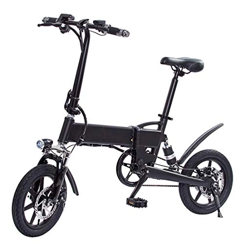 Bicicletas eléctrica : Lvbeis Adultos Bici Electrica de Montaa Plegable Bicicleta con Asistidas Al Pedaleo PortTil E-Bike 25 KM / h Bicicleta