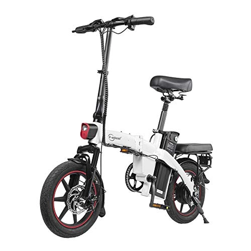 Bicicletas eléctrica : Mada F-Wheel DYU Smart - 14 Pulgadas 350W Bicicleta eléctrica A5 Deluxe E Bike