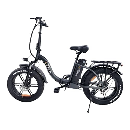 Bicicletas eléctrica : Madat Comfort E Bike E - Bicicleta eléctrica plegable (250 W, hasta 25 km / h, 15 Ah, batería de 100 km)