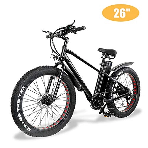 Bicicletas eléctrica : MathRose Bicicleta eléctrica de montaña, Bicicleta eléctrica Potente, Bicicleta de montaña de 26 Pulgadas con Grasa 4.0, 750W, Batería 48V 15Ah