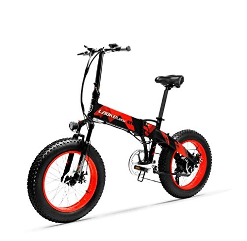 Bicicletas eléctrica : MJL Bicicleta de Playa para Nieve, Bicicleta de Montaa Plegable para Adultos, Bicicletas de Playa para Nieve de Aleacin de Aluminio de 400 W, Bicicleta de Ciudad de 48 V 12.8 Ah, Ruedas de 20 Pulga