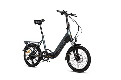 Bicicletas eléctrica : Moma Bikes Bicicleta Electrica Plegabe Ebike 20PRO, Aluminio, Shimano 7V, Batería Litio integrada y extraible 48V 13Ah