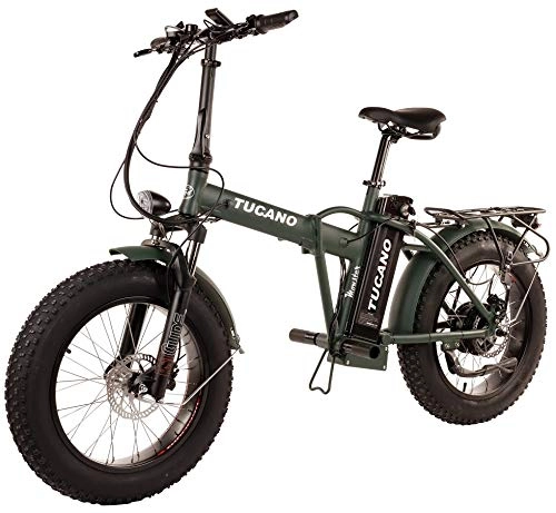 Bicicletas eléctrica : Monster 20 Limited Edition - e-Bike Plegable - Suspensin Delantera - Motor 500W, 48V-12ah - Display LCD 9 Niveles Ayuda - Frenos hidrulicos - Chasis Aluminio - para rodar por la Nieve o la Arena