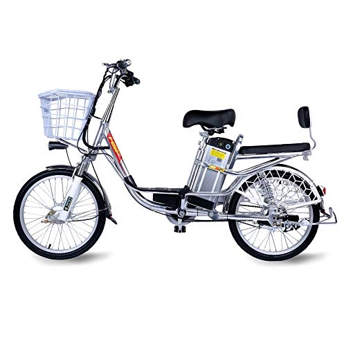 Bicicletas eléctrica : MRMRMNR 48V 350W City E-Bike Bicicletas Eléctricas, Velocidad 25 Km / h, Rodamiento De 150 Kg, 3 Modos De Conducción, Transmisión De 3 Velocidades, Neumáticos De 18 Pulgadas / 20 Pulgadas