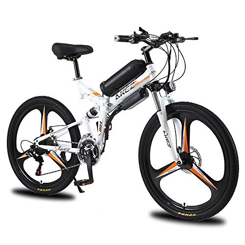 Bicicletas eléctrica : MRMRMNR Bicicleta Electrica Plegable 36V 350W E- City E-Bike, 3 Modos De Conducción, 26 Velocidad Variable, Pantalla LED, Faros LED Adaptables, Resistencia Asistida por Energía 60~70 Km