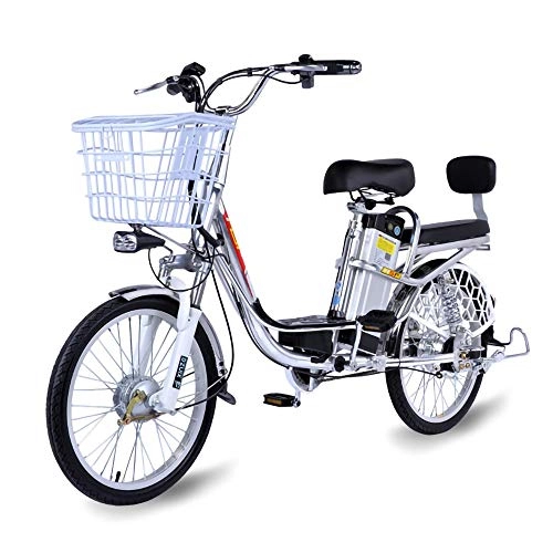 Bicicletas eléctrica : MRMRMNR Bicicletas Eléctricas 48V 350W City E-Bike, Rodamiento De 150 Kg, Transmisión De 3 Velocidades, 3 Modos De Conducción, Neumáticos De 18 Pulgadas / 20 Pulgadas, Velocidad 25 Km / h