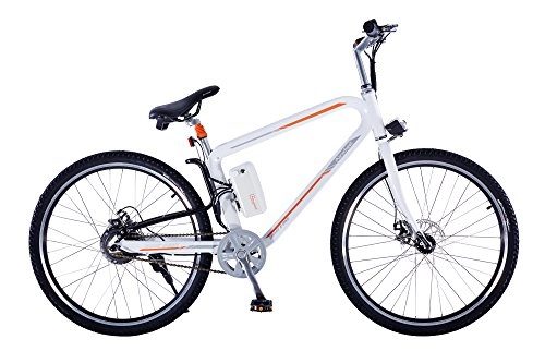 Bicicletas eléctrica : MyWay Brands smartes Urbanes elctrico de Mountain Bike (R8Plus) con aplicacin de funcin, Ideal para Mujeres y Hombres hasta 1, 75m Estatura