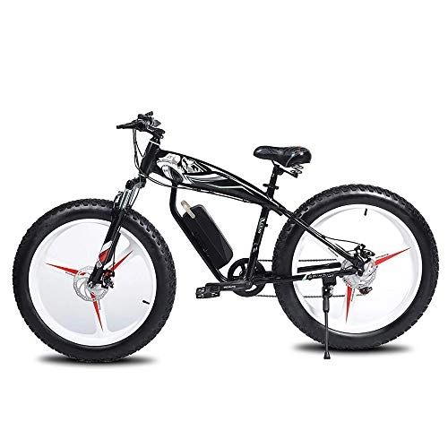 Bicicletas eléctrica : NBWE Bicicleta elctrica Batera de Litio para Adultos 26 Pulgadas Aluminio Bicicleta elctrica de montaña Cross Country Speed Bike Vehculo elctrico Inteligente Bicicleta elctrica Wheel Bike