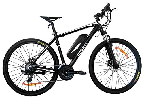 Bicicletas eléctrica : Nilox 30NXEB275VFM1V2 - Bicicleta eléctrica E Bike 36V 11.6AH 27.5X2.10P X6, Motor 36 V 250 W, batería Recargable Samsung de Litio 36 V, Carga Completa 5 h, chasis Aluminio, Velocidad máxima 25 km / h