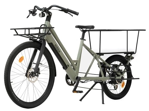 Bicicletas eléctrica : Nilox 30nxebcltv2 Ebike, Adultos Unisex, Verde, Talla única