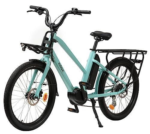 Bicicletas eléctrica : Nilox 30nxebcmmv1 Ebike, Adultos Unisex, Azul Claro, Talla única