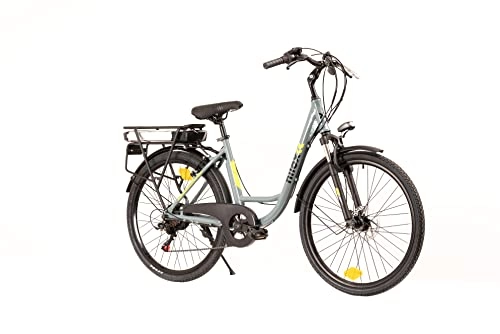 Bicicletas eléctrica : Nilox X7 F Bicicleta de montaña, Adultos Unisex, Gris Brillante, M