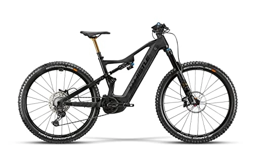 Bicicletas eléctrica : Nueva E-Bike 2022 MTB Full Carbon 2022 White B-RUSH C8.2 12 V talla 44 color negro y negro