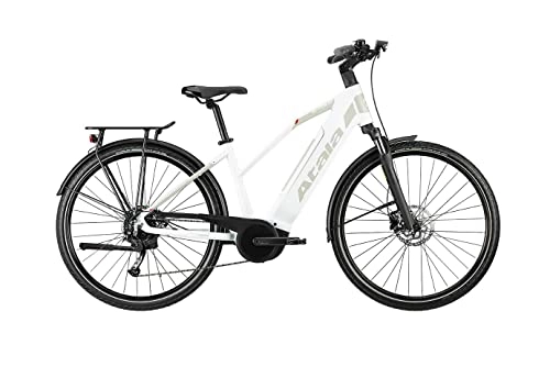 Bicicletas eléctrica : Nuevo modelo 2021 Atala B-Tour A5.1 9 V blanco / gris D45 AP4P Motor Bosch
