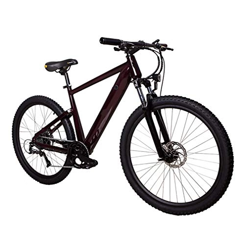Bicicletas eléctrica : NYPB Adulto Bicicleta de Montaña Eléctrica, 250W Motor Bicicleta Batería de Litio de 36V 10.4AH Marco de Aleación de Aluminio 7 Velocidades 27.5 * 2.35 Pulgadas Neumático