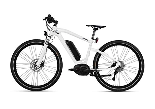 Bicicletas eléctrica : Original BMW Cruise e-Bike bicicleta eBike modelo 2016 Frozen Brilliant White / Black tamao: S