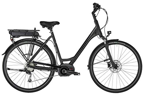 Bicicletas eléctrica : Ortler Bozen Performance Wave Bicicleta elctrica para mujer, color negro mate, altura del cuadro 55 cm, 2019