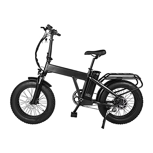Bicicletas eléctrica : paritariny Bicicleta eléctrica Bicicleta eléctrica 48V 13Ah batería de Litio Plegable 750W Neumático de Grasa de 20 Pulgadas ebike (Color : Tesla 48V24AH750W)
