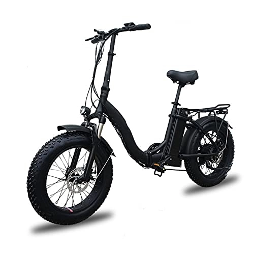 Bicicletas eléctrica : paritariny Bicicleta eléctrica Bicicletas eléctricas para Adultos 20"Pedal portátil Plegable Asistencia de Grasa Neumático Bicicletas eléctricas 750W Motor de alimentación 48V batería extraíble